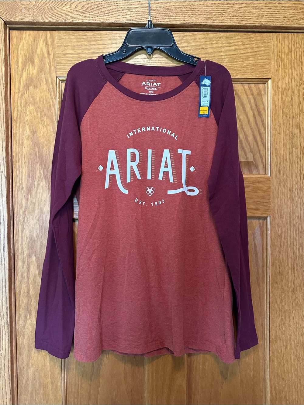 Women’s Ariat Marsala Raglan Long Sleeve Tee
